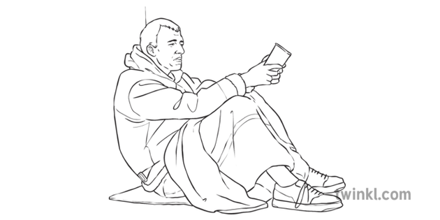 Featured image of post Sketch Homeless Man Drawing : Using the outline, you can now easily sketch out the man&#039;s clothes depending on your preference;