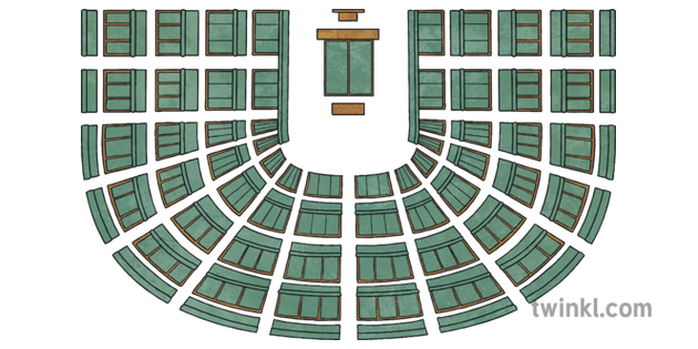 House Of Representatives Seating Plan Ks2 Ilustracao Twinkl