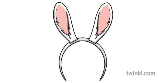 Individual Rabbit Ear Headband Role Play Party Spring Celebrations Ks1