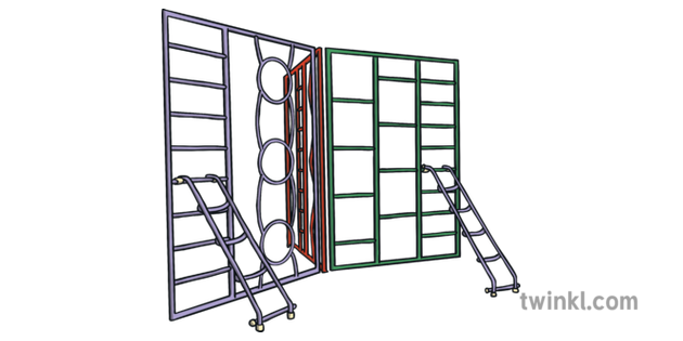 gymnastic climbing frames