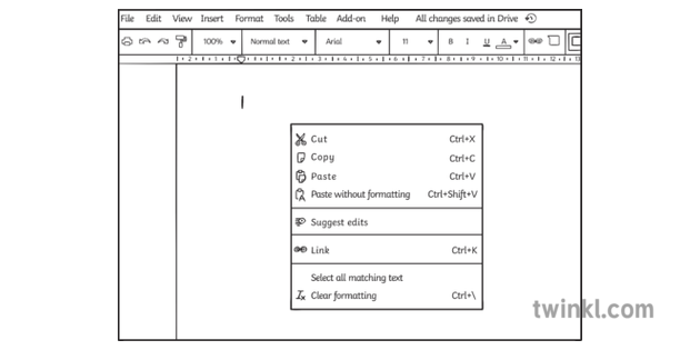 Insertar Imagenes Pegar Google Docs Technology Planit Computing Ks2 Bw Rgb