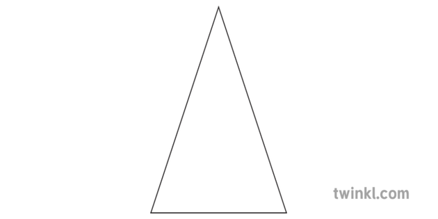 Isosceles Triangle Outline