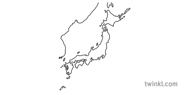 Printable Blank Japan Map Outline Transparent Png Map - vrogue.co