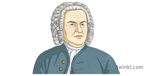 Johann Sebastian Bach Portrait Composer Baroque Classical Music Usa Ks2