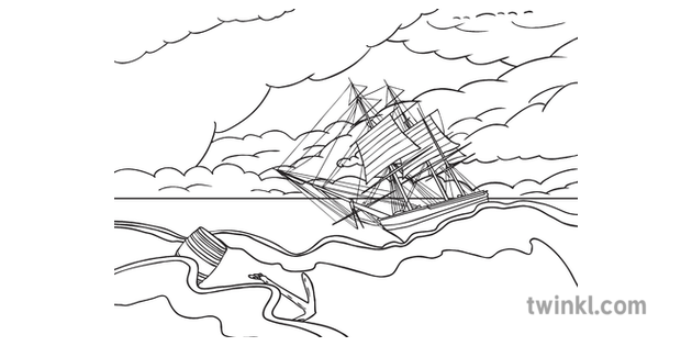 200 word description of a shipwreck image