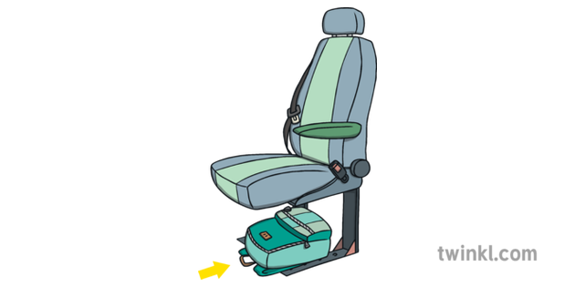 Ks1 Sen Using The Minibus Visual Timetable Putting Bag Under Chair