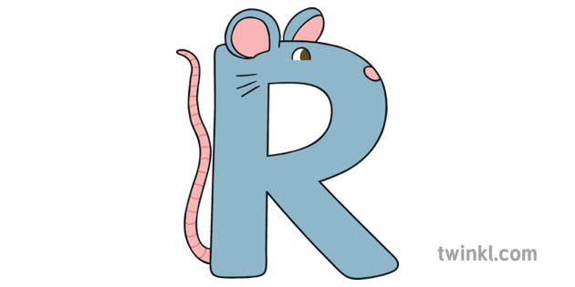 Letter R Mouse Spanish Alphabet Animals Ks1 Illustration Twinkl