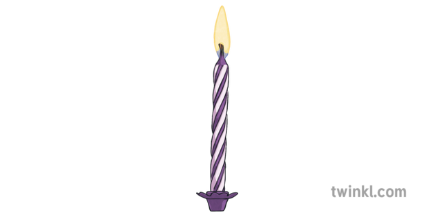 Lit Birthday Candle Y5 Number And Place Value Planit Maths Ks2 Illustration