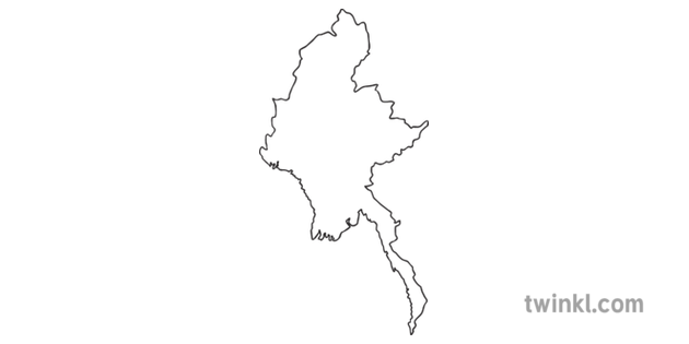 37+ Myanmar Map Outline Background