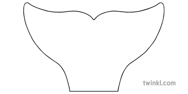Muri Paraoa Whale Tail Template Maori Craft Ks1 Illustration Twinkl
