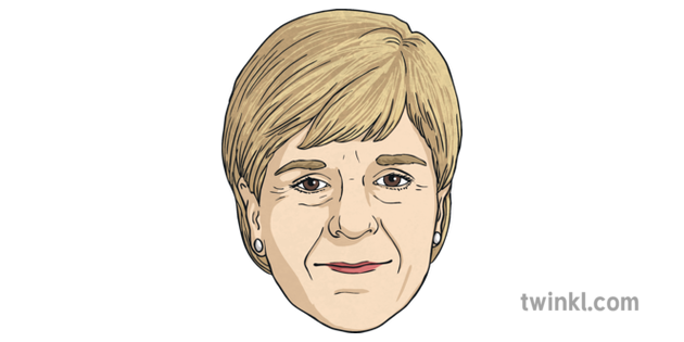 Nicola Sturgeon Role Play Mask Political Parties Election Ks2 Illustration