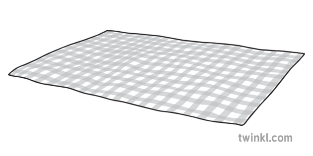 white picnic blanket