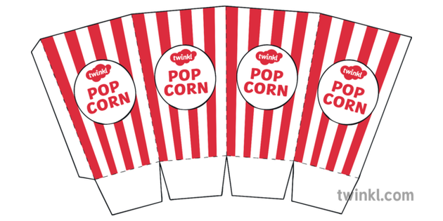 Popcorn Box Net Number and Place Value Lesson Pack Ordering and ...