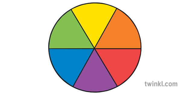 the color wheel primary colors