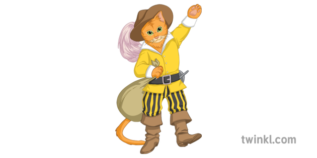 Le Chat Botte Cat Fairy Tale Character Ks3 Illustration Twinkl