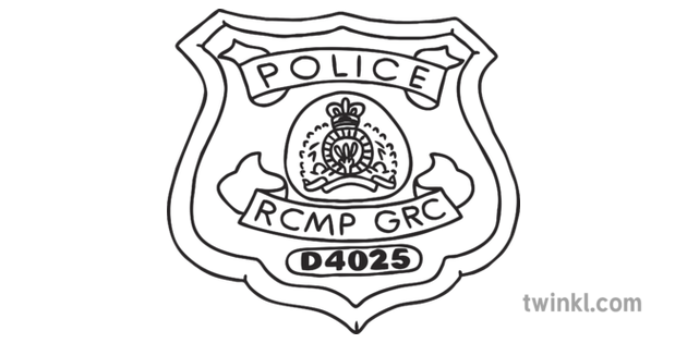 Rcmp Canadian Police Badge Community Helpers Symbol Sorting Cut And Glue Police cars police badges law enforcement badges police patches thin blue lines cops porsche logo flags colorado. rcmp canadian police badge community
