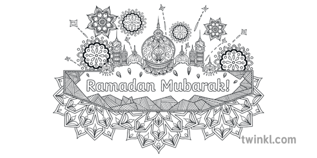 Ramadan Mubarak Mindfulness Islamic Art Pattern Colouring Religion Topics Ks2