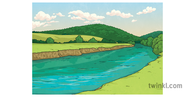 River Landscape Background Valley Water Wales Ks2 Illustration Twinkl