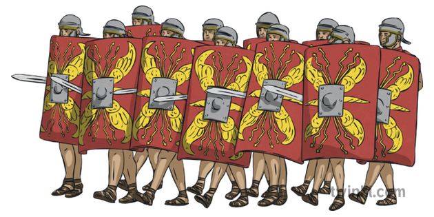 Roman Soldiers Marching Soldiers Advancing Battle Army Ancient Rome History