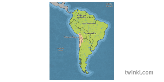 south america map atacama desert South America Map With Atacama Desert Cartography Latam Geography south america map atacama desert