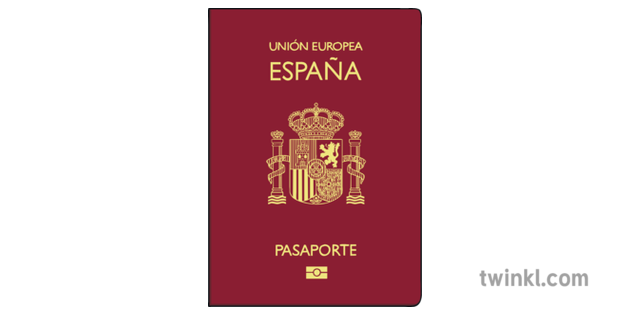 Spanish Passport Espana Pasaporte Ks1 Illustration Twinkl