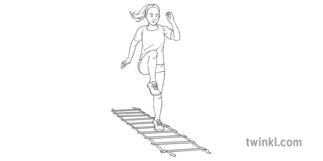 speed ladder exercise