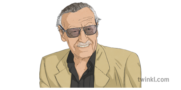 stan lee portrait marvel comics writer famous pow celebrity superhero rapid stan lee portrait marvel comics writer