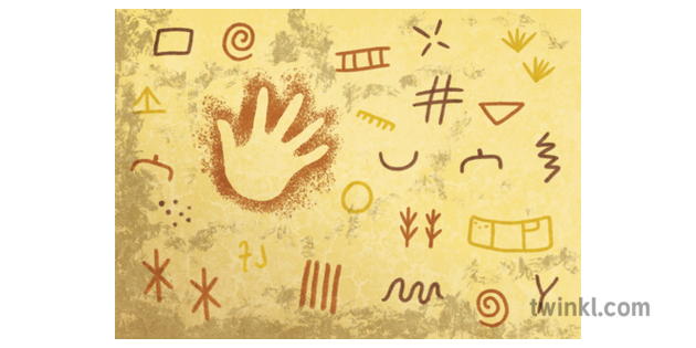 Stone Age Cave Painting Symbols Neolithic Prehistoric Art USA KS2   Stone Age Cave Painting Symbols  Neolithic Prehistoric Art USA KS2 