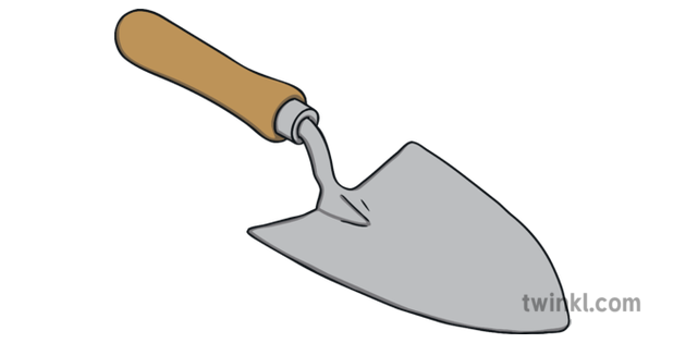 spade and trowel