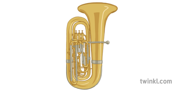 Tuba Music Instruments Secondary Illustration Twinkl