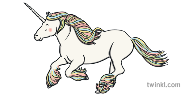 unicorn 2 illustration  twinkl