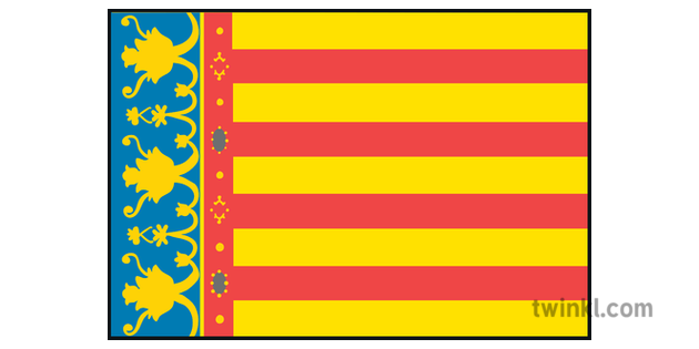 Bandera Valenciana Ks1 Illustration Twinkl