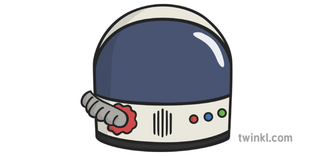Astronaut Helmet Illustration Twinkl