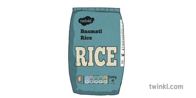 bag of rice illustration twinkl twinkl