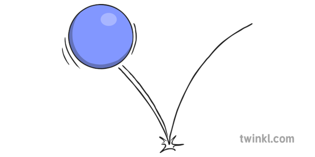 Bouncing Ball Illustration - Twinkl