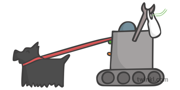 dog walking robot