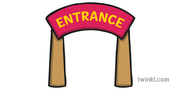 Entrance Sign Clip Art