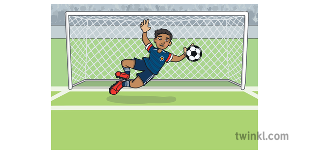 Goal Keeping Saving With Background Ver 1 1 Ilustracion Twinkl