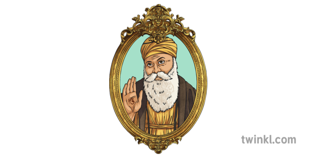 guru nanak frame illustration twinkl twinkl