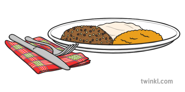 Image result for haggis neeps and tatties clipart