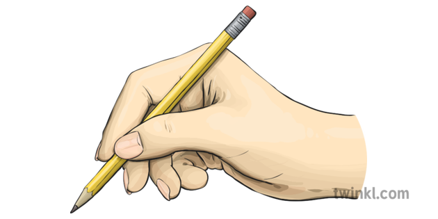 hand with pencil