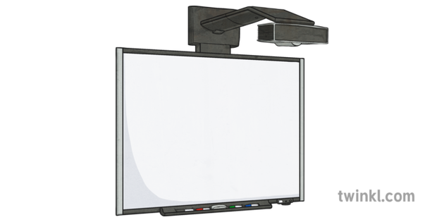 Interactive Whiteboard Illustration Twinkl