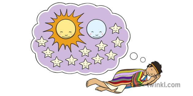 Joseph Dreaming About Bowing Sun Moon And Stars 2 Ilustracao Twinkl