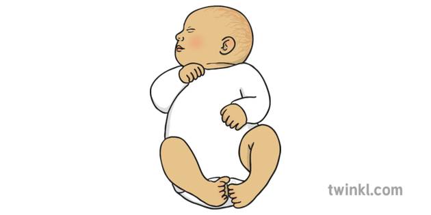 Newborn Baby Illustration Twinkl