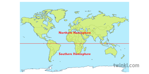 North And South Hemispheres 