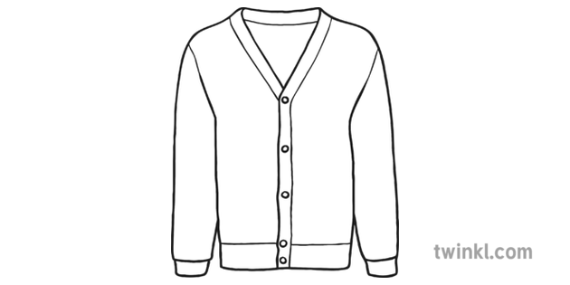 white school cardigan