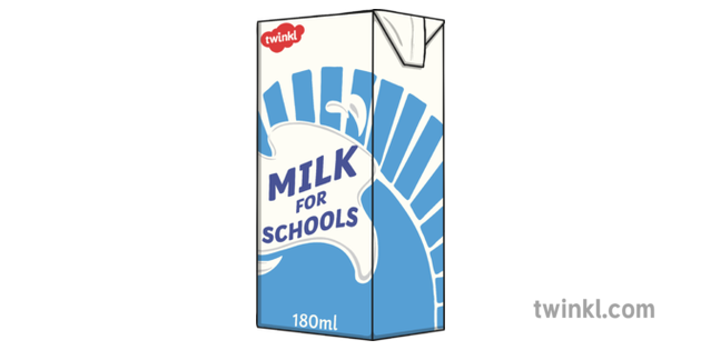 School Milk Carton Illustration Twinkl