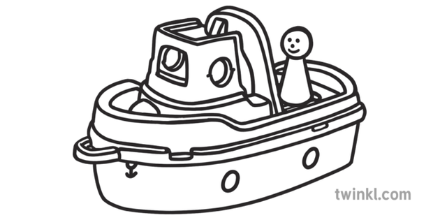 Bateau Jouet Court Noir Et Blanc Rgb Ver 1 Illustration Twinkl Bateau Jouet Court Noir Et Blanc Rgb Ver 1 Illustration Twinkl