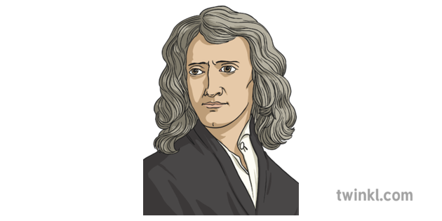 Sir Isaac Newton Cartoon