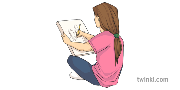 Image result for someone drawing someone"